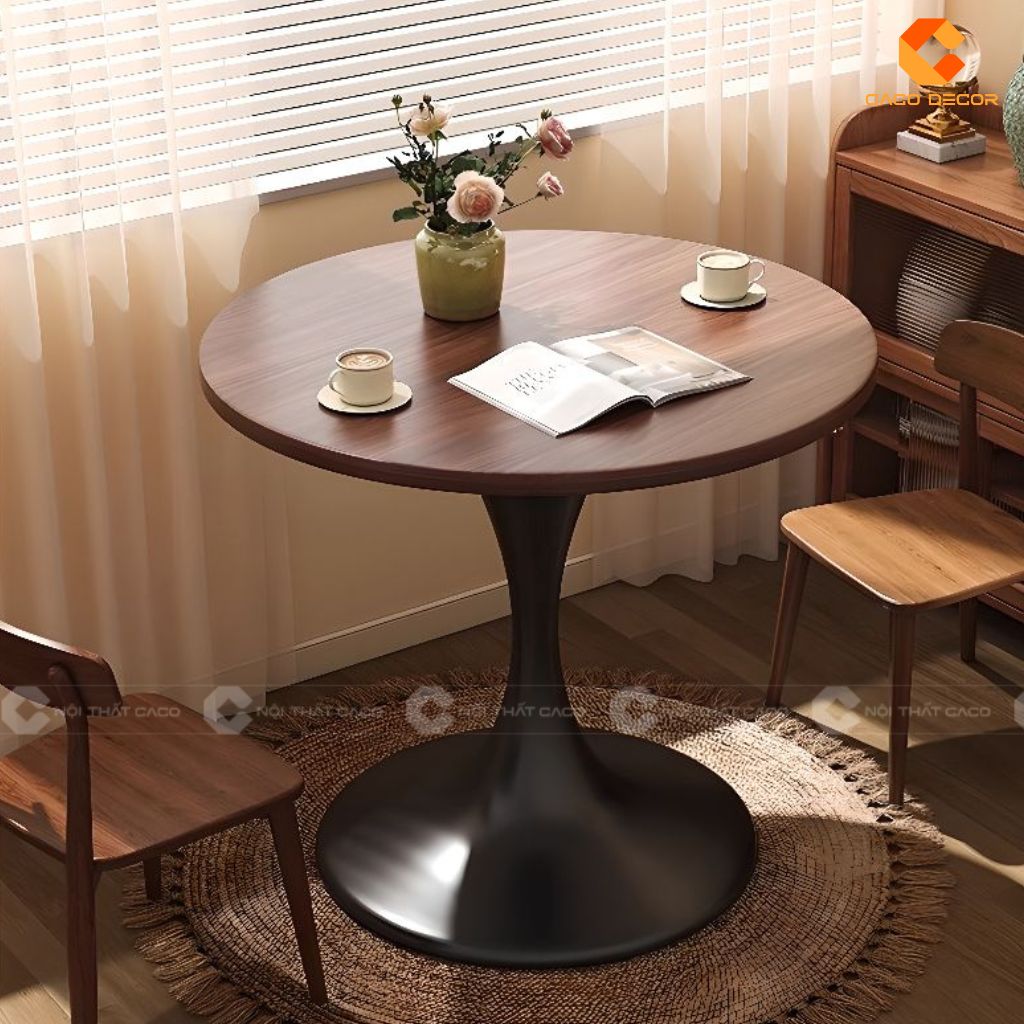 Bàn ăn gỗ công nghiệp Mẫu hiện đại, đẹp và giá tốt 2025 1