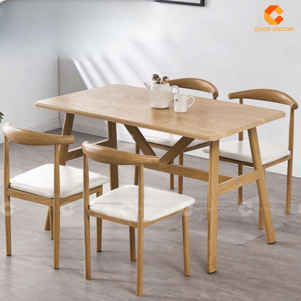 Bàn ăn gỗ công nghiệp Mẫu hiện đại, đẹp và giá tốt 2025 3