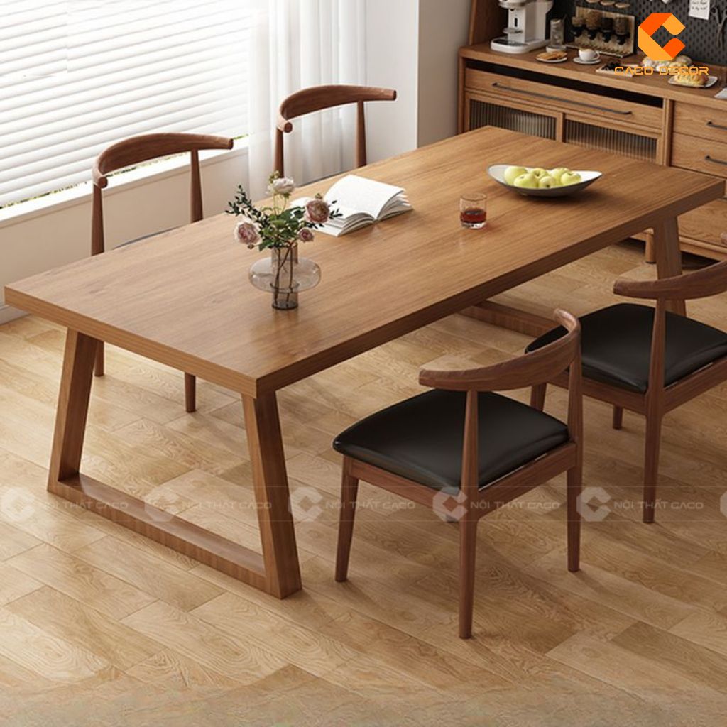 Bàn ăn gỗ công nghiệp Mẫu hiện đại, đẹp và giá tốt 2025 4