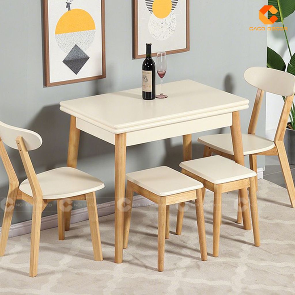 Bàn ăn gỗ công nghiệp Mẫu hiện đại, đẹp và giá tốt 2025 14