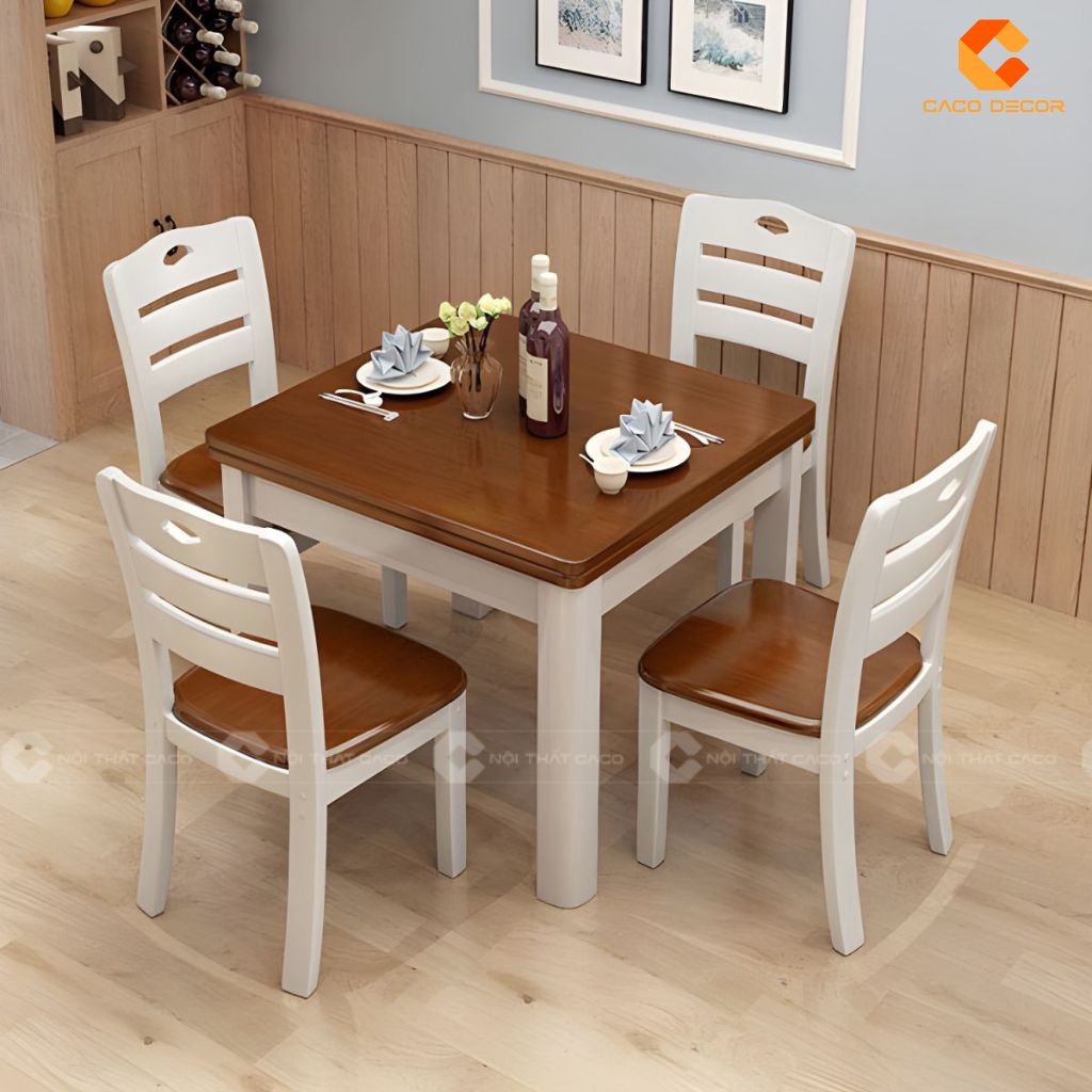Bàn ăn gỗ công nghiệp Mẫu hiện đại, đẹp và giá tốt 2025 17