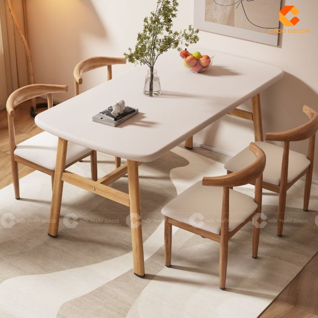 Bàn ăn gỗ công nghiệp Mẫu hiện đại, đẹp và giá tốt 2025 16