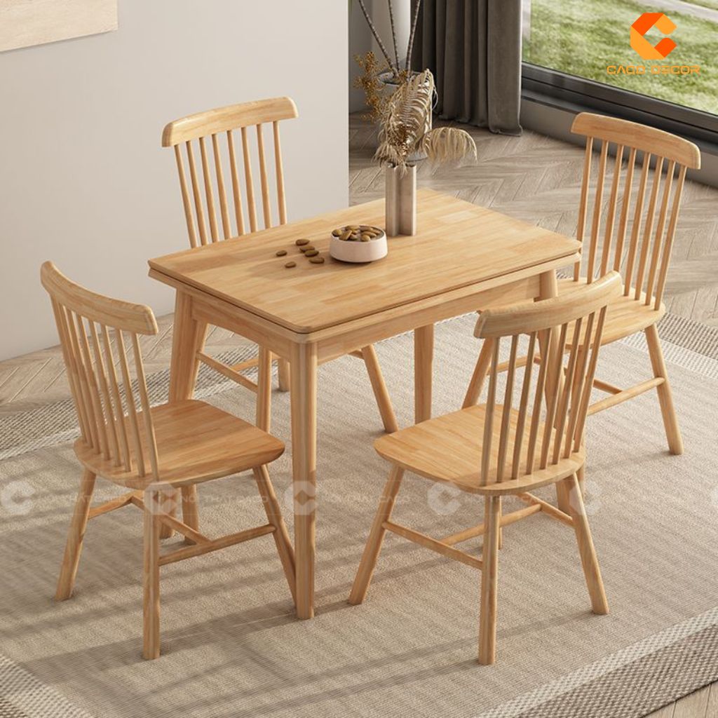 Bàn ăn gỗ công nghiệp Mẫu hiện đại, đẹp và giá tốt 2025 20