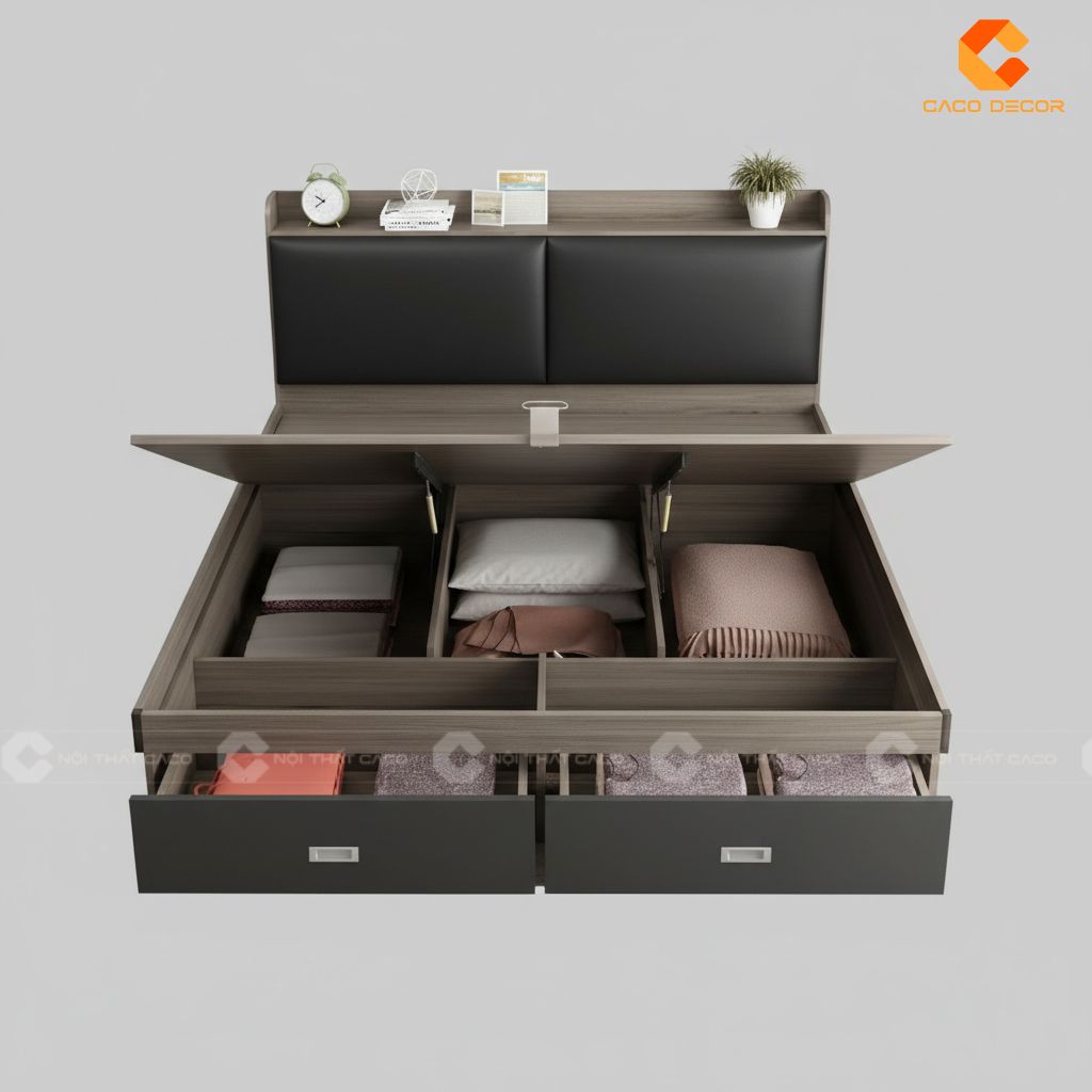 Hình ảnh 3D giường nâng hạ bàn giao cho chị Phương