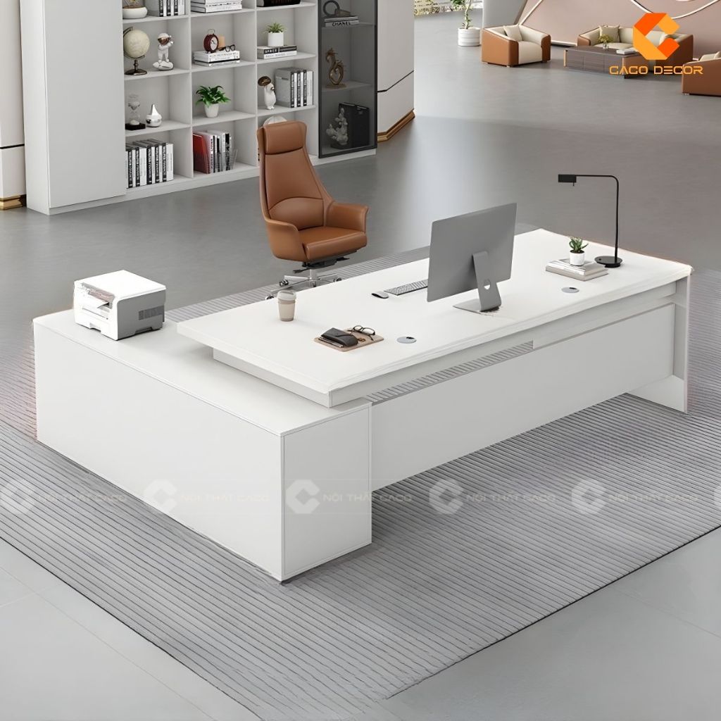 Bàn Làm Việc Giám Đốc BGD035 Đỉnh Cao Thiết Kế Hiện Đại Từ Gỗ Công Nghiệp 7
