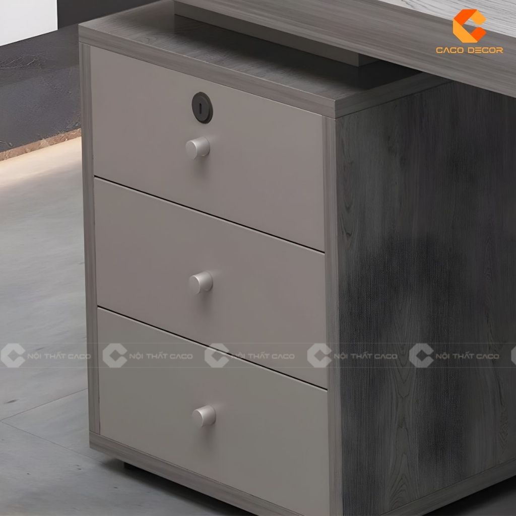 Bàn làm việc giám đốc BGD038 thiết kế học kéo tiện lợi