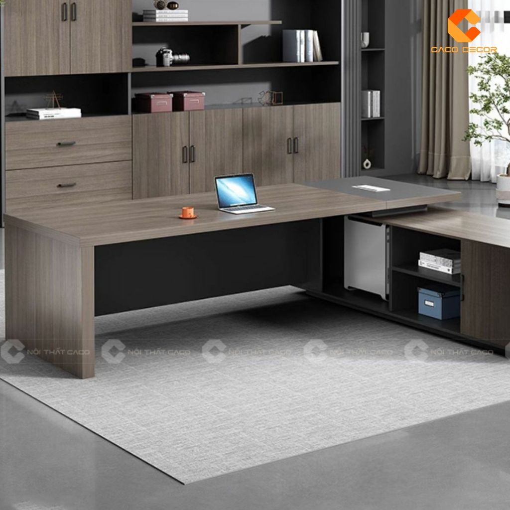 Bàn làm việc giám đốc BGD040 tích hợp hộc kéo thông minh