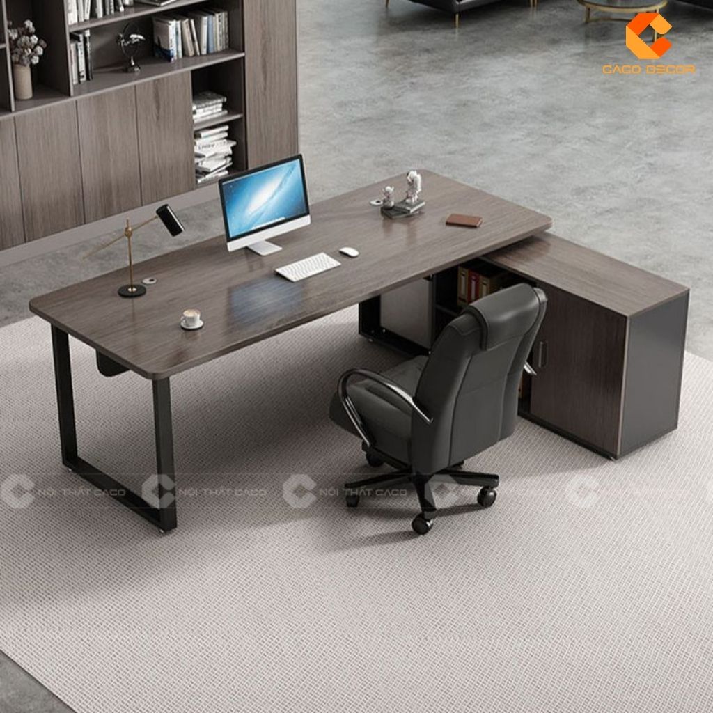 Bàn Làm Việc Giám Đốc BGD042 Sự Phóng Khoáng Và Bền Bỉ Của Phong Cách Industrial 1