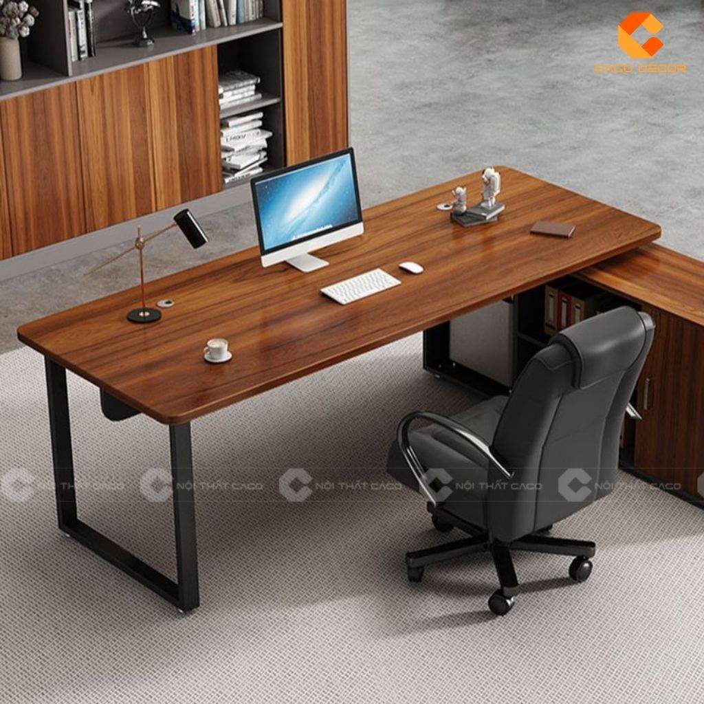 Bàn Làm Việc Giám Đốc BGD042 Sự Phóng Khoáng Và Bền Bỉ Của Phong Cách Industrial 4