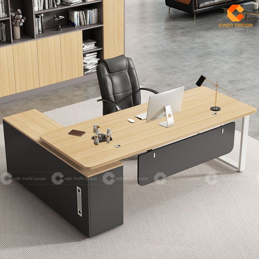 Bàn Làm Việc Giám Đốc BGD042 Sự Phóng Khoáng Và Bền Bỉ Của Phong Cách Industrial 5
