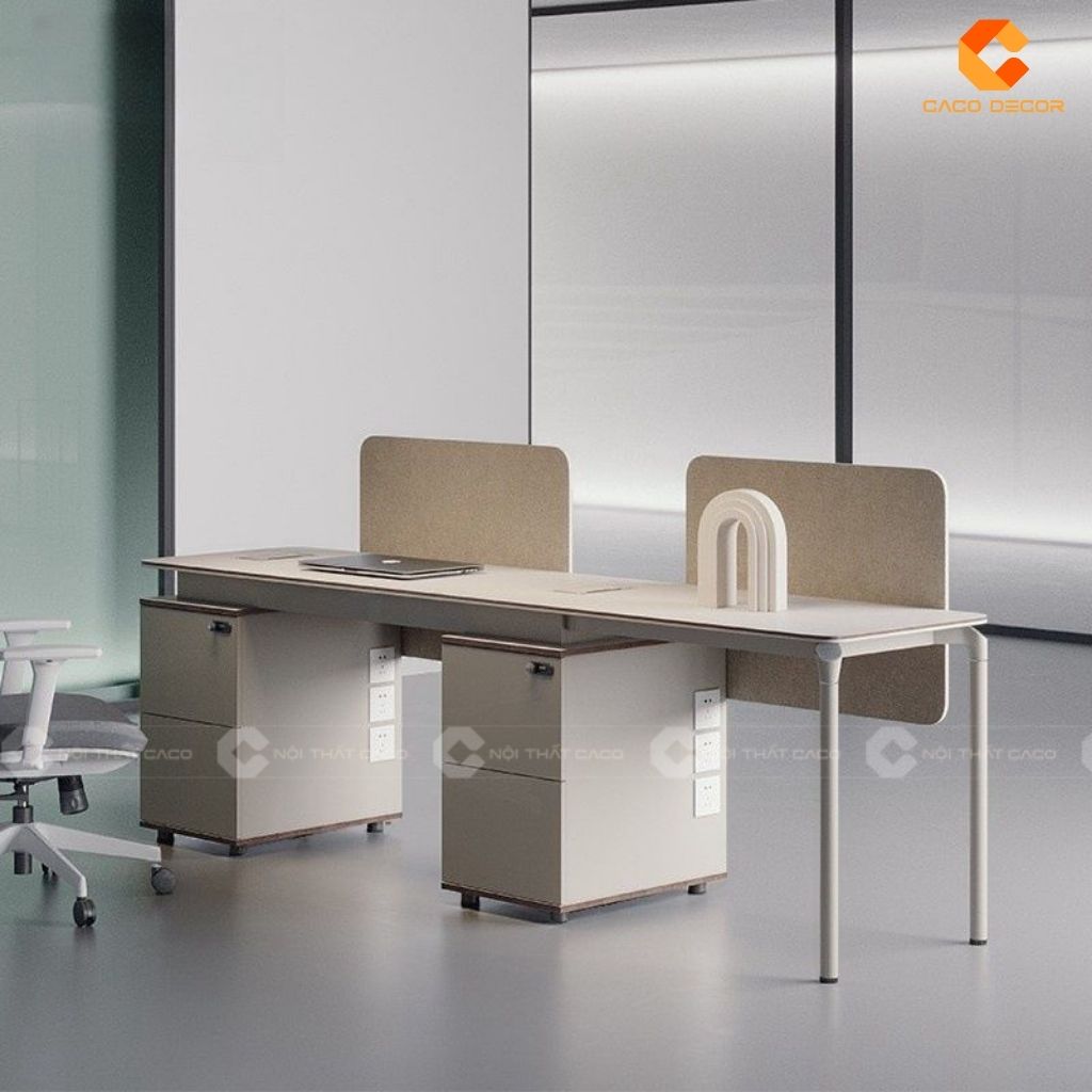 Bàn Làm Việc Nhân Viên BLVNV012 Tinh Tế Trong Thiết Kế, Bảo Mật Trong Công Năng 3