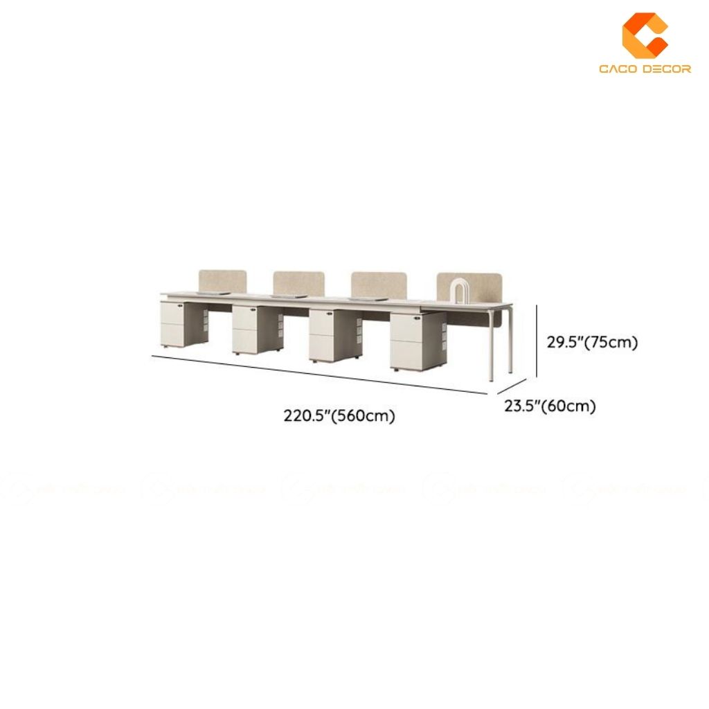 Bàn Làm Việc Nhân Viên BLVNV012 Tinh Tế Trong Thiết Kế, Bảo Mật Trong Công Năng 5