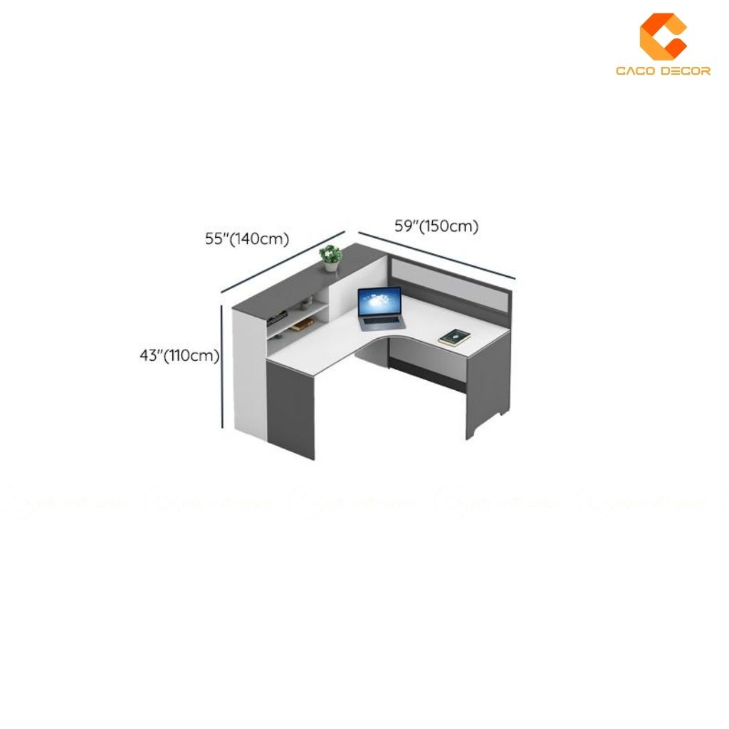 Bàn Làm Việc Nhân Viên BLVNV014 Góc Làm Việc Cá Nhân Hoàn Hảo, Tối Ưu Lưu Trữ 3