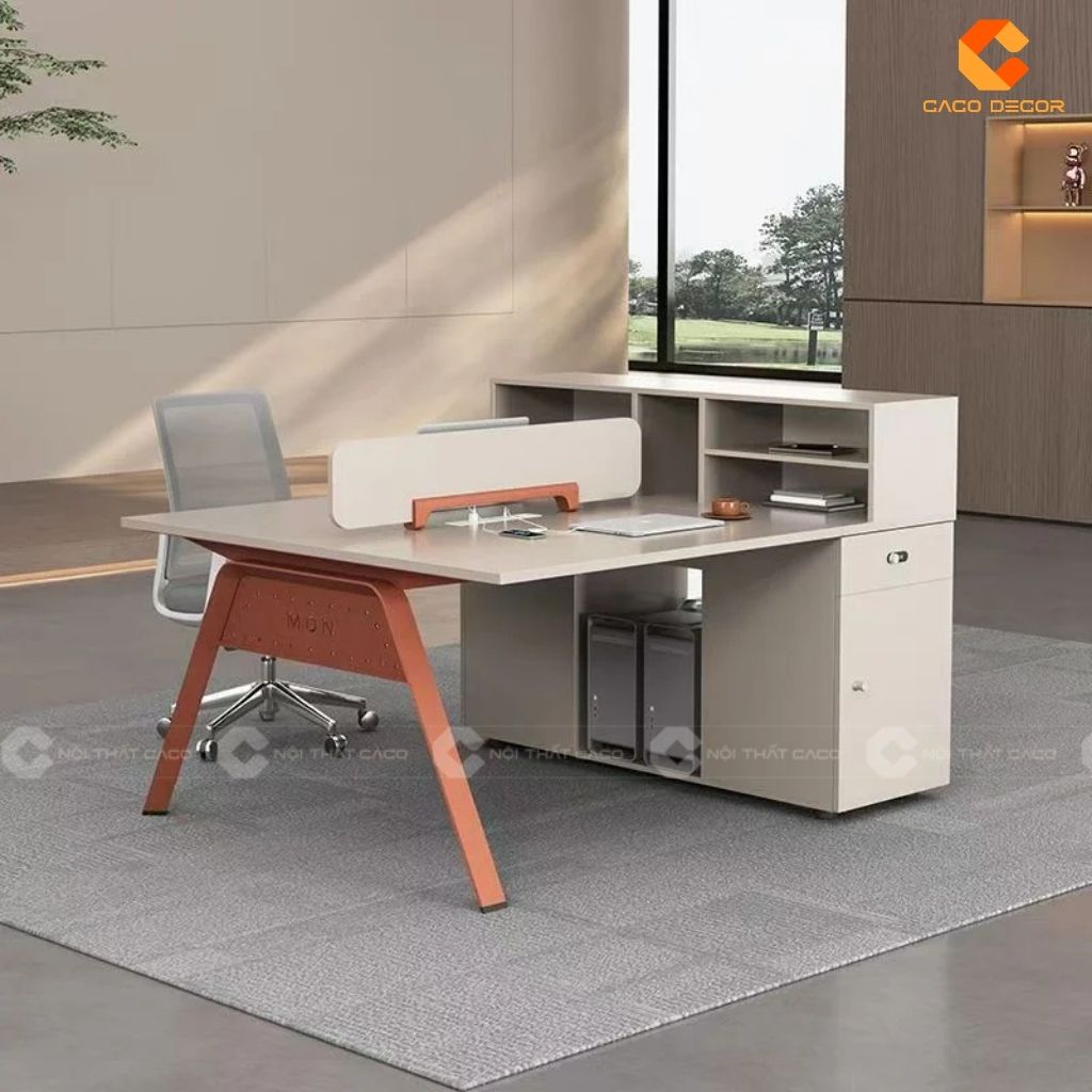 Bàn làm việc nhân viên BLVNV09 đơn giản