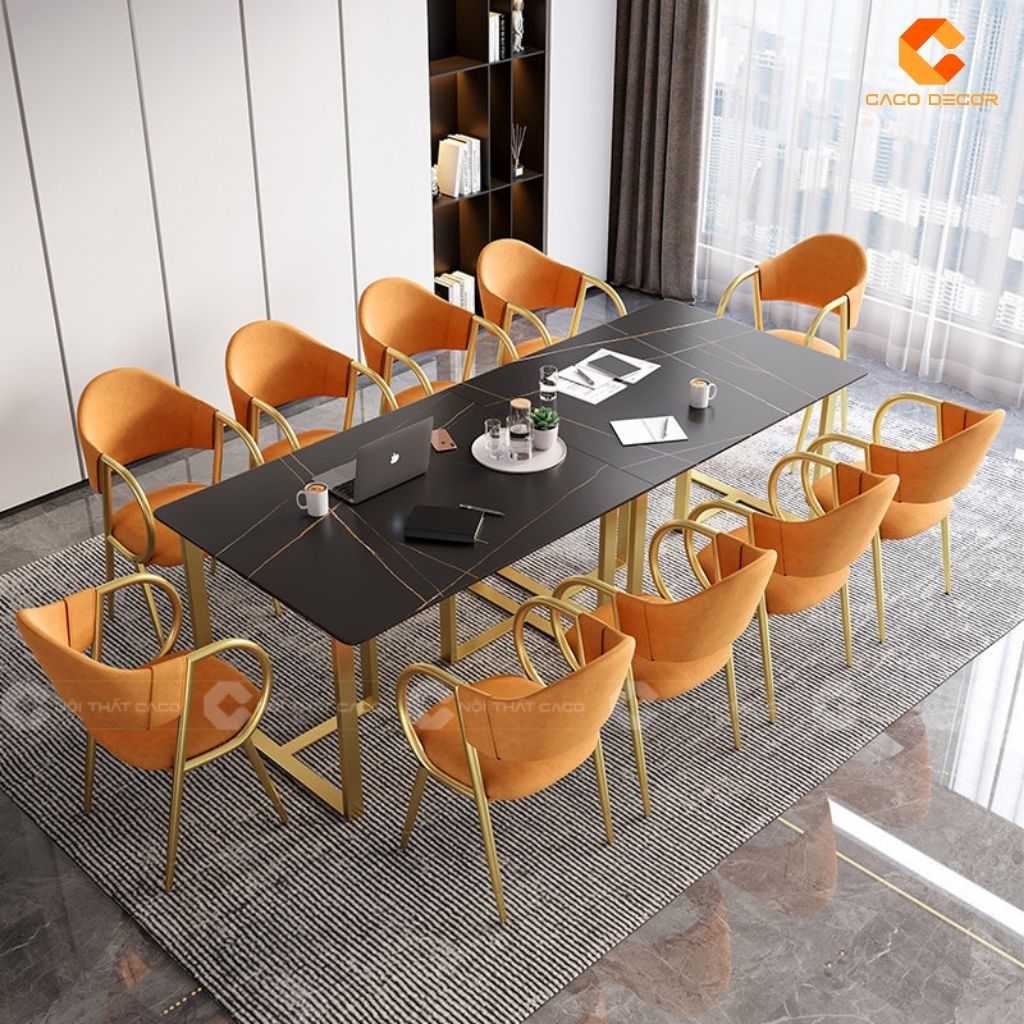 Bàn Phòng Họp BH018 Mặt Đá Tự Nhiên Kiệt Tác Không Gian, Nâng Tầm Vị Thế Doanh Nghiệp 4