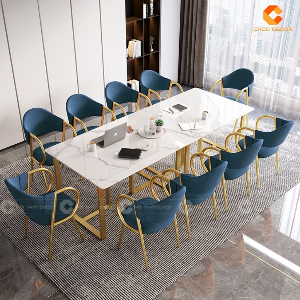 Bàn Phòng Họp BH018 Mặt Đá Tự Nhiên Kiệt Tác Không Gian, Nâng Tầm Vị Thế Doanh Nghiệp 2