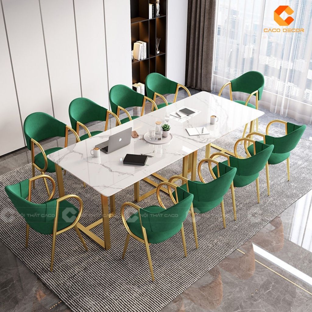 Bàn Phòng Họp BH018 Mặt Đá Tự Nhiên Kiệt Tác Không Gian, Nâng Tầm Vị Thế Doanh Nghiệp 3