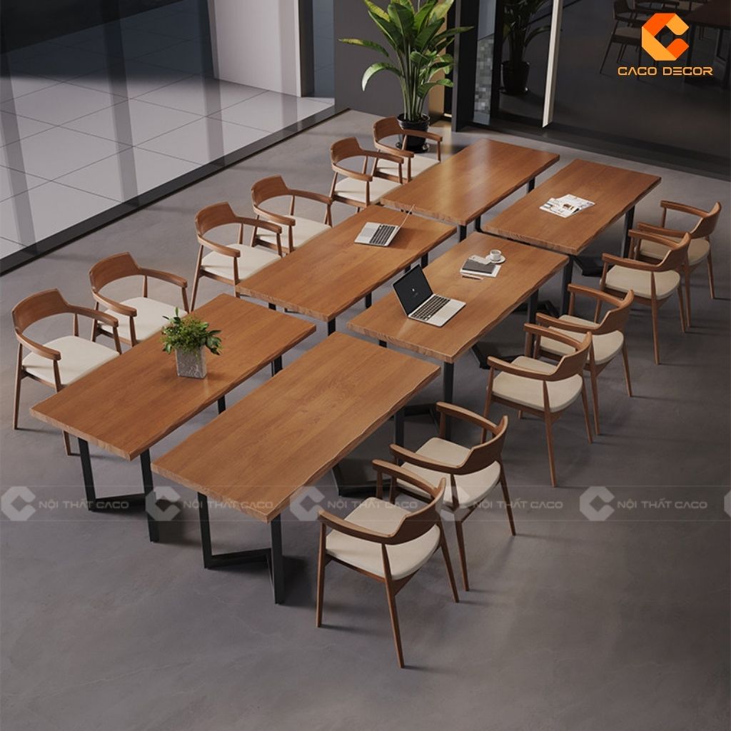 Bàn Phòng Họp Gỗ Tự Nhiên BH021 Vẻ Đẹp Mộc Mạc, Linh Hoạt & Đầy Cảm Hứng 3