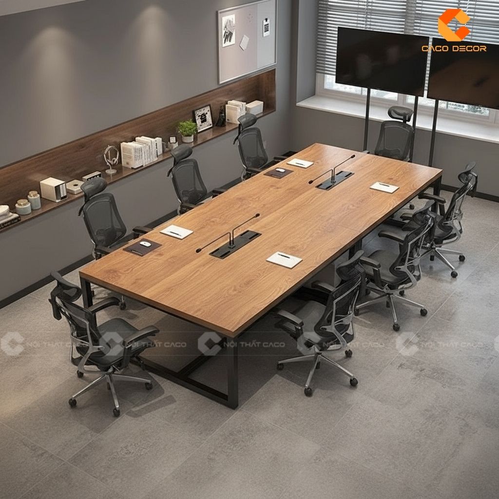 Bàn Phòng Họp BH025 Phong Cách Industrial Bề Thế, Nâng Tầm Đẳng Cấp Doanh Nghiệp 3