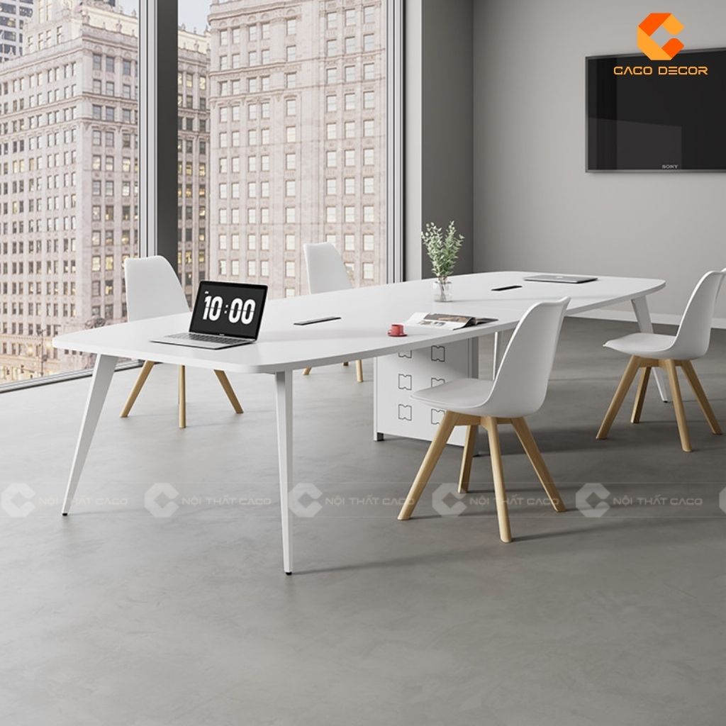 Bàn Phòng Họp BH026 Sắc Trắng Tinh Khôi, Khơi Nguồn Cảm Hứng Sáng Tạo 1