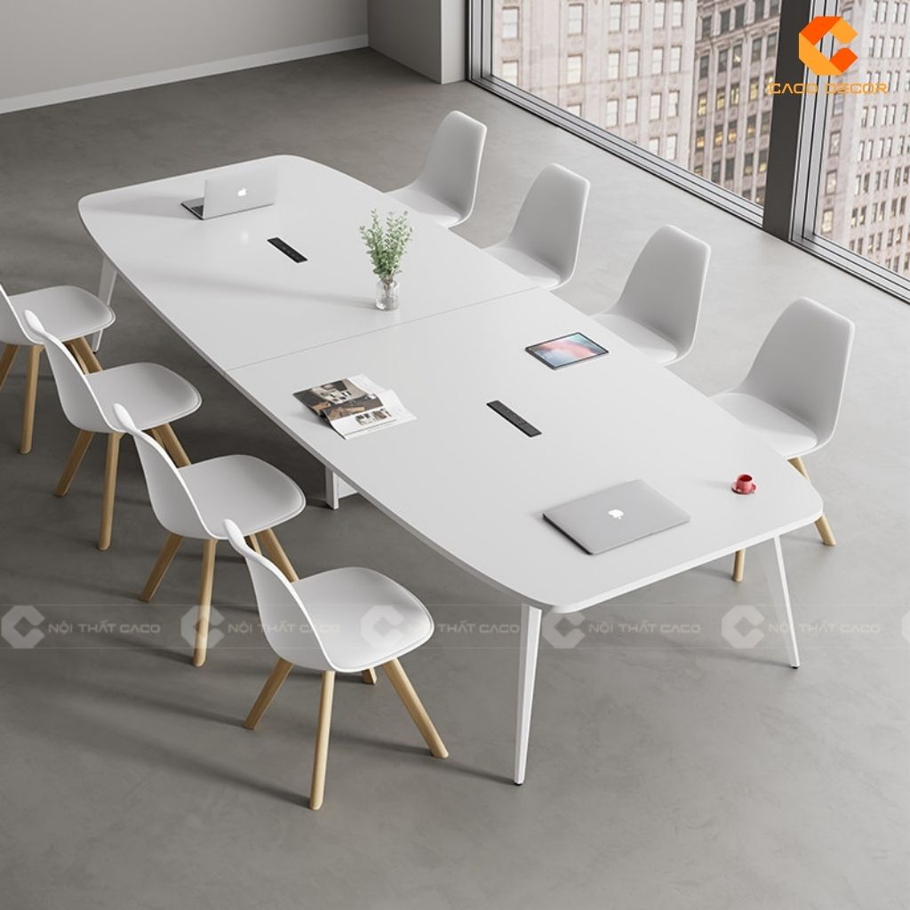 Bàn Phòng Họp BH026 Sắc Trắng Tinh Khôi, Khơi Nguồn Cảm Hứng Sáng Tạo 2