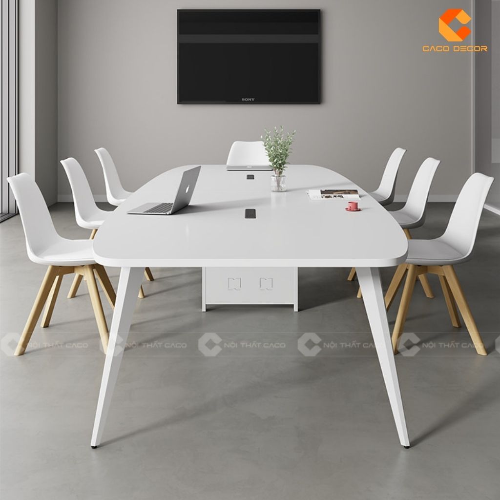 Bàn Phòng Họp BH026 Sắc Trắng Tinh Khôi, Khơi Nguồn Cảm Hứng Sáng Tạo 3