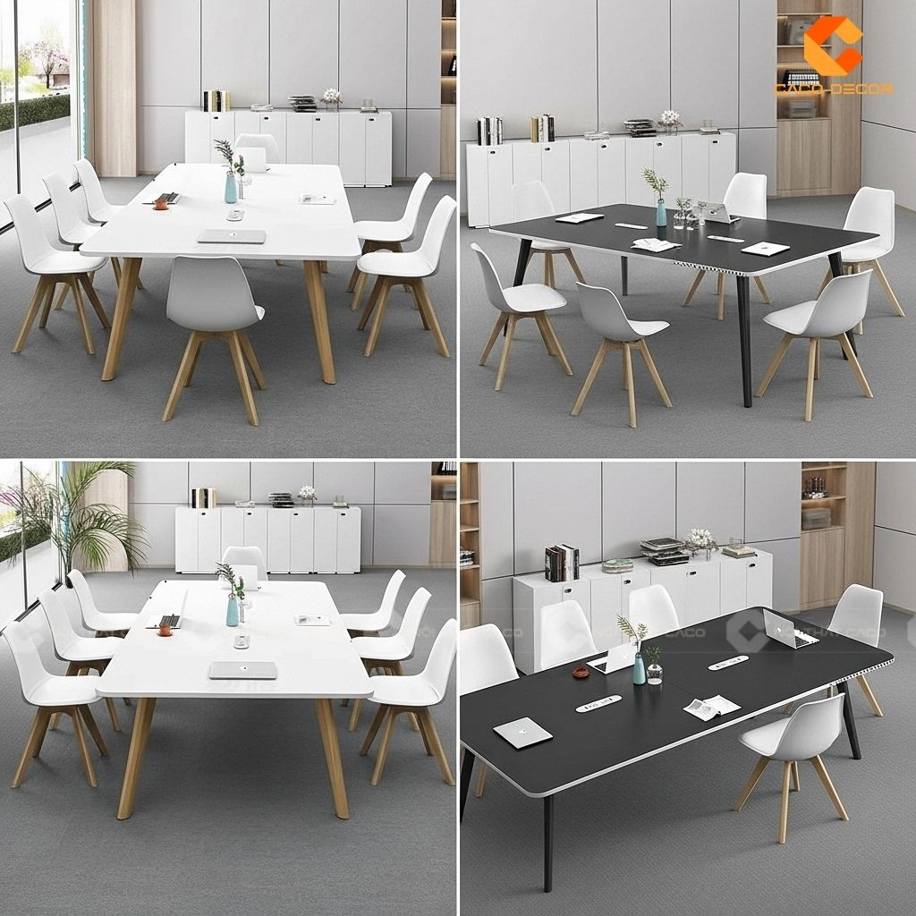 Bàn Phòng Họp BH028 Cảm Hứng Bắc Âu Tinh Tế & Hiện Đại 3
