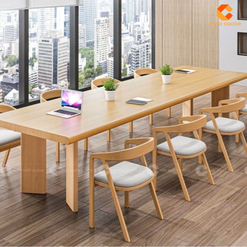 Bàn Phòng Họp Gỗ Tự Nhiên BHTN01 Tuyệt Tác Từ Thiên Nhiên, Khẳng Định Vị Thế Doanh Nghiệp 3