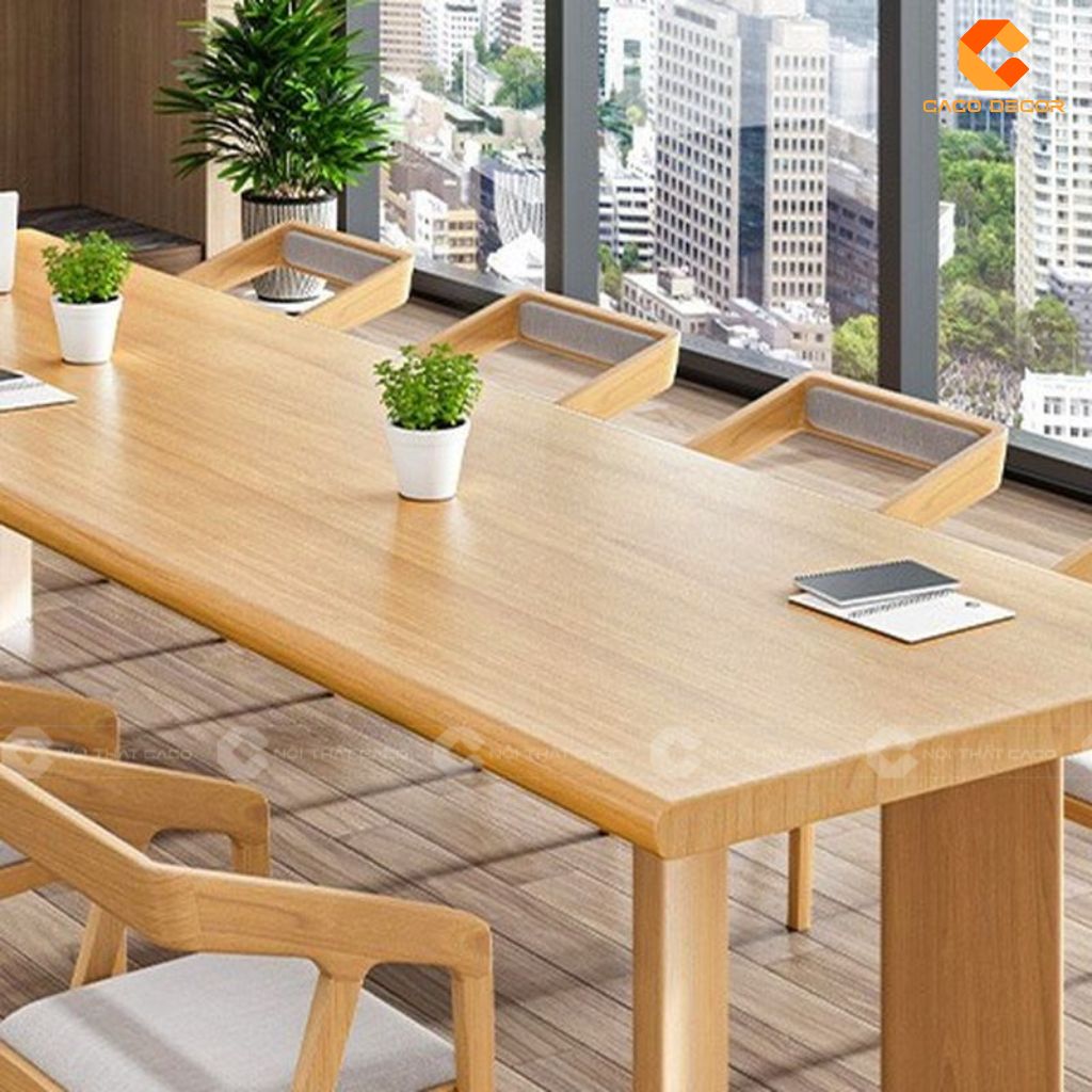 Bàn Phòng Họp Gỗ Tự Nhiên BHTN01 Tuyệt Tác Từ Thiên Nhiên, Khẳng Định Vị Thế Doanh Nghiệp 4