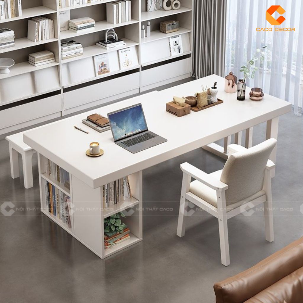 Bàn phòng họp gỗ tự nhiên BHTN012 tiện lợi tối ưu diện tích