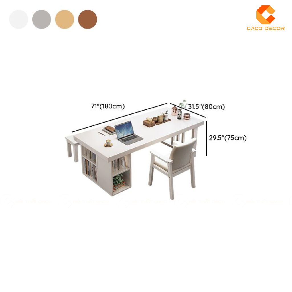 Bàn phòng họp gỗ tự nhiên BHTN012 thiết kế đa dạng màu sắc