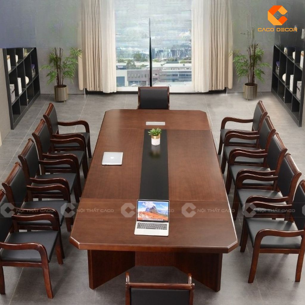 Bàn Phòng Họp Gỗ Tự Nhiên BHTN05 Uy Nghi, Đẳng Cấp & Vững Bước Thành Công 3