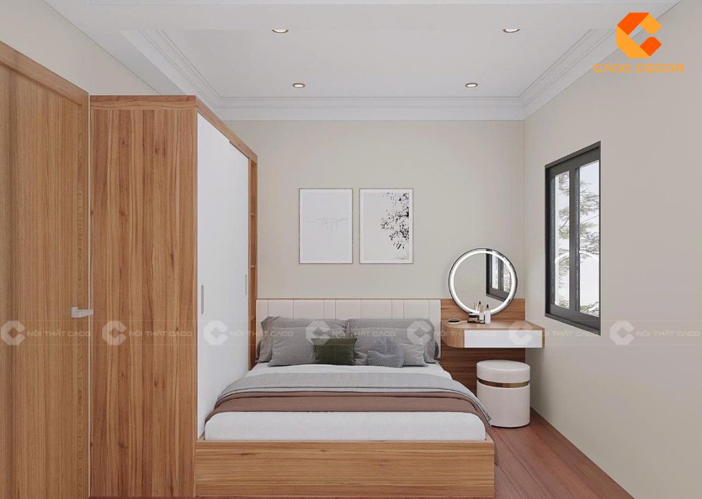 Combo Giường Tủ Gỗ Công Nghiệp Giá Rẻ Tại Nội Thất CaCo 1