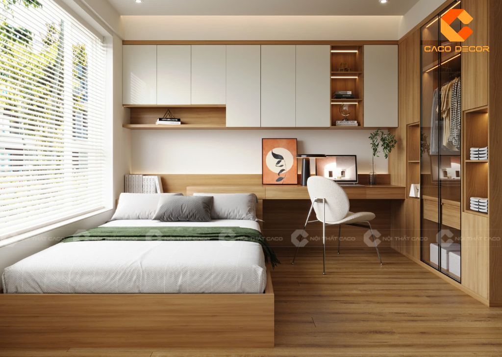 Combo Giường Tủ Gỗ Công Nghiệp Giá Rẻ Tại Nội Thất CaCo 2
