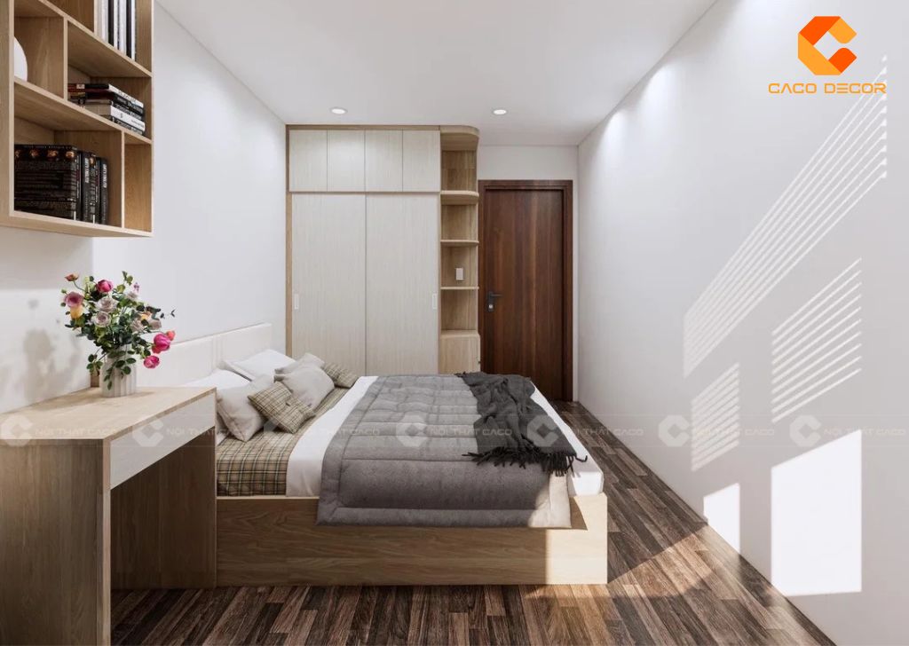 Combo Giường Tủ Gỗ Công Nghiệp Giá Rẻ Tại Nội Thất CaCo 3