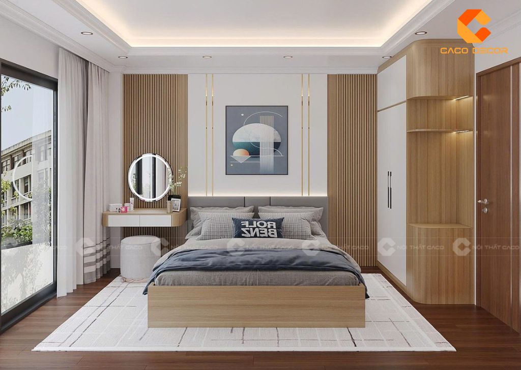 Combo Giường Tủ Gỗ Công Nghiệp Giá Rẻ Tại Nội Thất CaCo 18