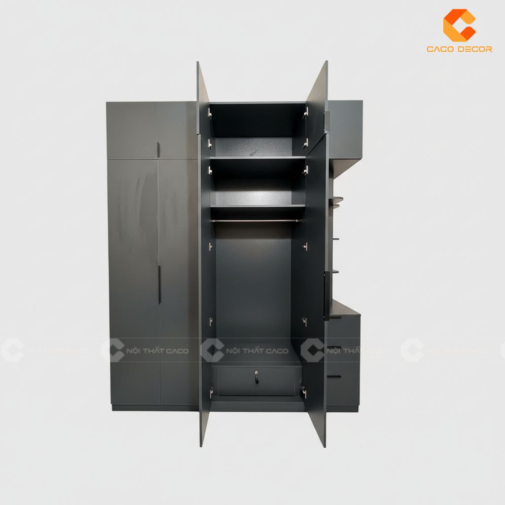 Hình ảnh thiết kế 3D bên trong khi bàn giao cho khách hàng chị Nga nhà bè