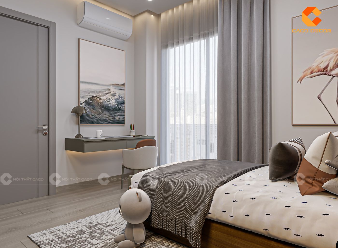 Thiết kế nội thất phòng ngủ trẻ em hình 4