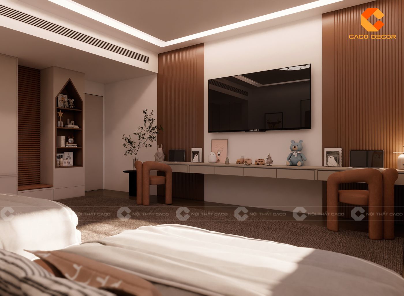 Thiết Kế Nội Thất Phòng Ngủ Trẻ Em Đẹp, An Toàn Báo Giá 2026 Nội Thất CaCo 3