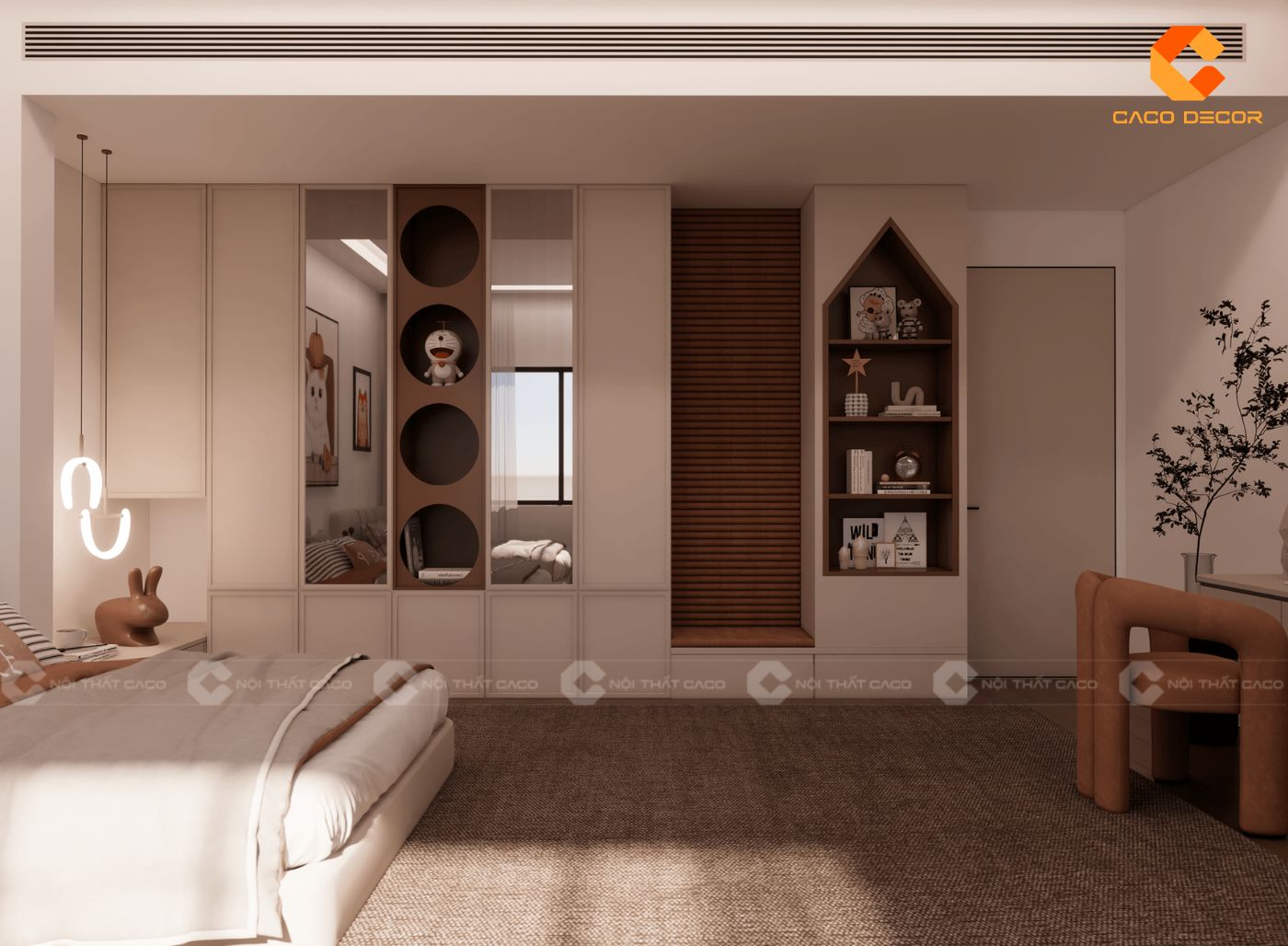 Thiết Kế Nội Thất Phòng Ngủ Trẻ Em Đẹp, An Toàn Báo Giá 2026 Nội Thất CaCo 4