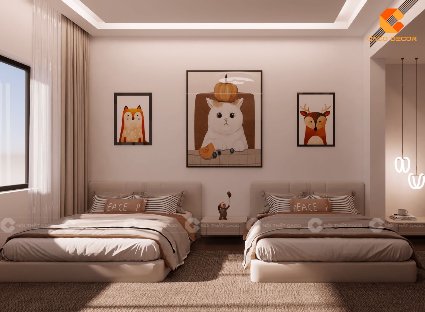 Thiết Kế Nội Thất Phòng Ngủ Trẻ Em Đẹp, An Toàn Báo Giá 2026 Nội Thất CaCo 1