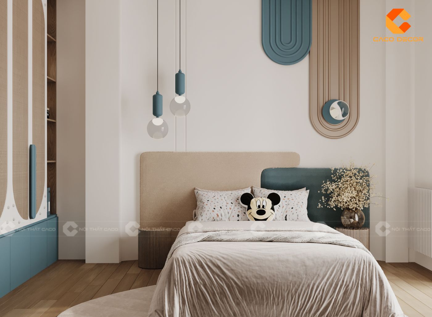 Thiết Kế Nội Thất Phòng Ngủ Trẻ Em Đẹp, An Toàn Báo Giá 2026 Nội Thất CaCo 2