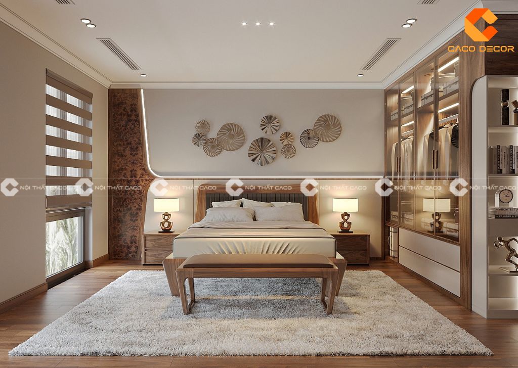 Không gian phòng ngủ cho combo nội thất căn hộ