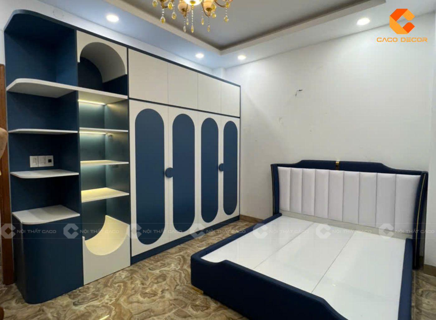 Thi công nội thất phòng trẻ em màu sắc hài hòa dễ ngủ  2