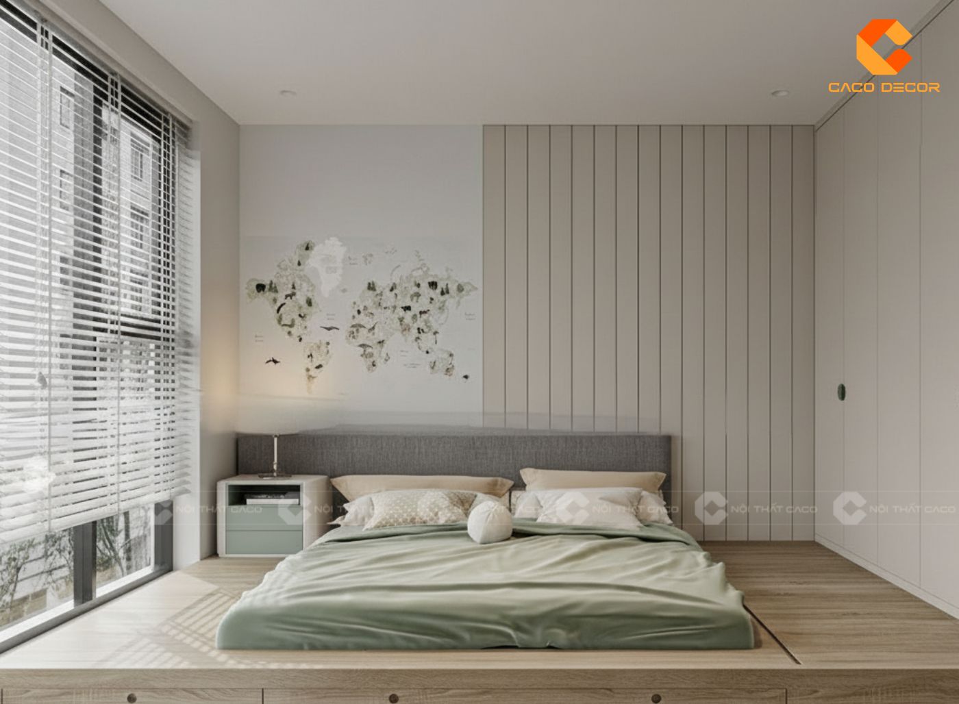 Thi công phòng ngủ trẻ em sang trọng