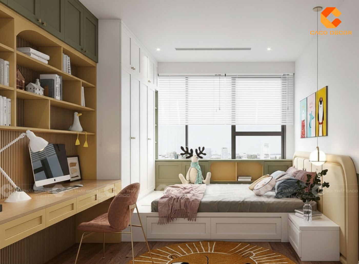 thi công nội thất phòng trẻ em 3