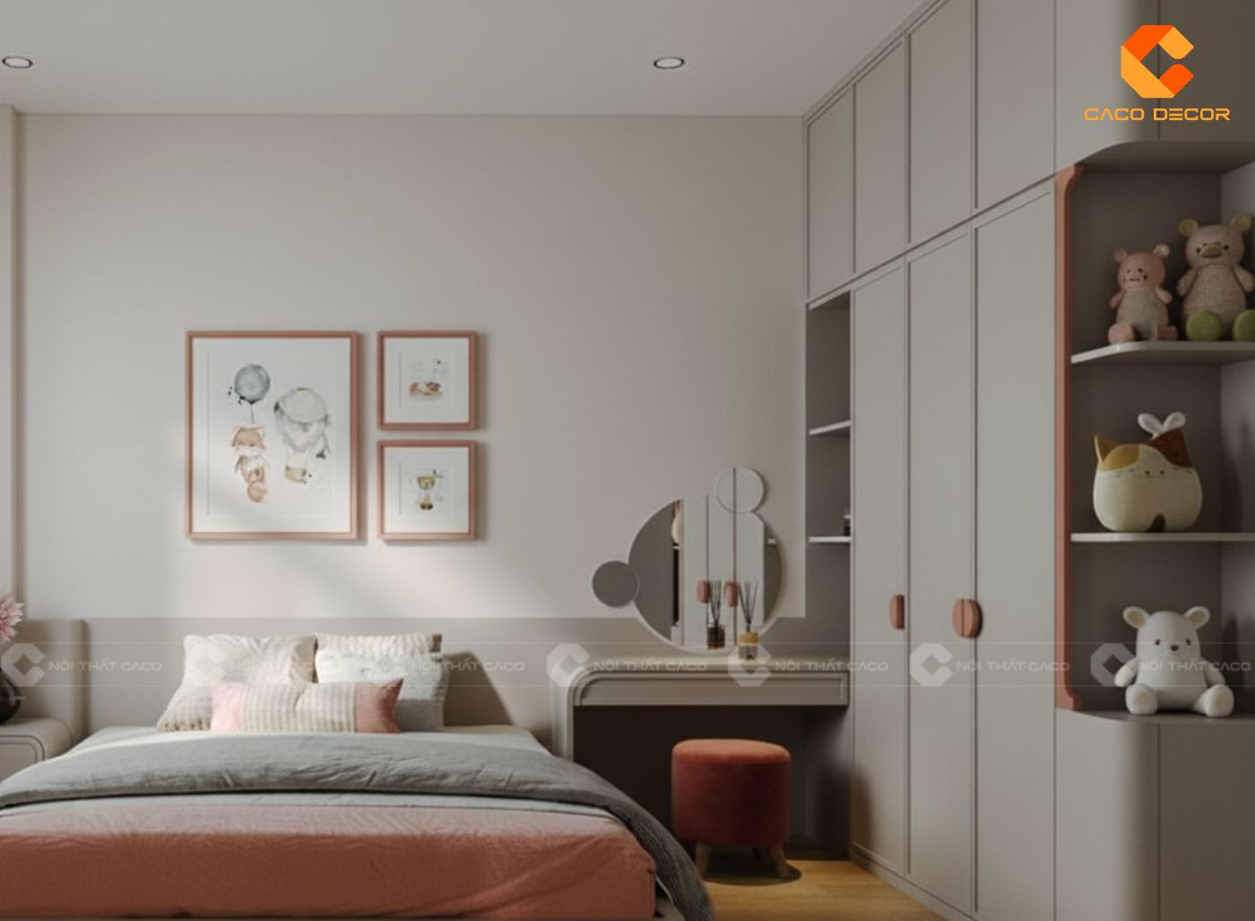 thi công nội thất phòng trẻ em 4