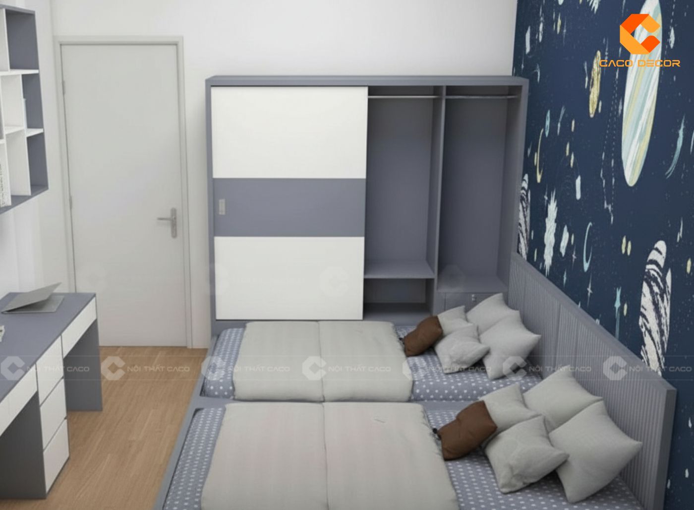 thi công nội thất phòng trẻ em 5