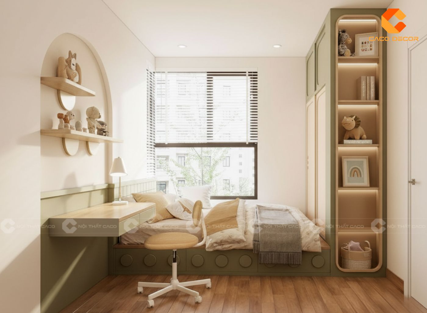 thi công nội thất phòng trẻ em 8