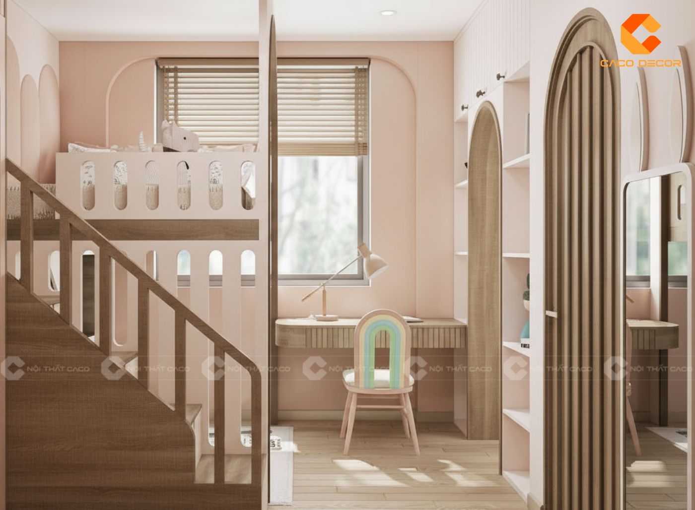 thi công nội thất phòng trẻ em 9